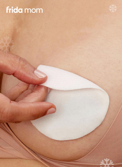 Frida Mom Nursing Pads, Cooling Hydrogel Nipple Pads for Hydration and Soothing Sore Nipples, Breastfeeding Essentials