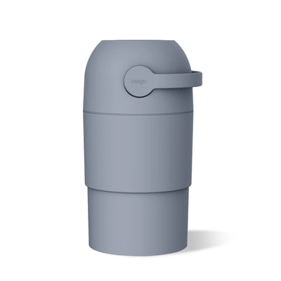 MAGIC - THOTH M Diaper Pail | Odorless & Telescopic | Toilet Lid | Free Roll of 15 Bags - Pigeon Blue