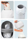 MAGIC - HEKA M Diaper Pail | Odorless &amp; Telescopic | 35 Diaper Capacity | 2nd Life Concept: Converts to Potty Trainer, Kitchen Waste Bin, or Toilet Lid | Free Roll of 15 Bags - Beige