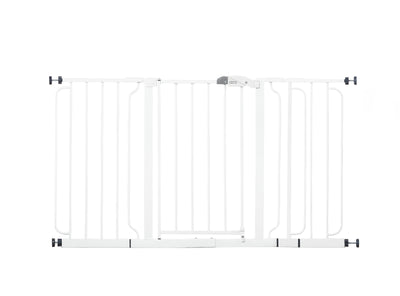 Regalo Widespan Extra Wide Baby Gate – Adjustable 29" to 56" Safety Gate with Walk-Through Door, Pressure & Hardware Mounting for Doorways & Hallways