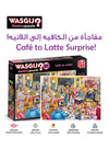 Wasgij Destiny 27 - Café to Latte Puzzle | 1000 Pieces | Unique Puzzle Concept | Fun & Creative Challenge | Eco-Friendly Materials | Size 68x49 cm