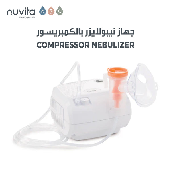 Piston Aerosol Device | Effective Respiratory Therapy for Adults & Children | Nebulizes All Medicines | Adjustable Flow | Quiet & Fast | Includes Masks, Mouthpiece, and Accessories