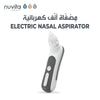 Electric Nasal Aspirator with Rechargeable Battery | 5 Suction Levels | 3 Soft Silicone Nozzles | Heat Sterilizable | Lullabies & Lights | Hygienic Case | Portable Baby Nose Cleaner