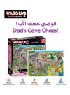 Wasgij Destiny 28 - Dad Cave Puzzle | 1000 Pieces | Fun & Challenging | Imagination Puzzle | Eco-Friendly Materials | Size 68x49 cm | Unique Puzzle Concept