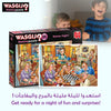 Wasgij Destiny 25 - Games Night Puzzle | 1000 Pieces | Unique Concept | Imagination Challenge | Eco-Friendly Materials | Size 68x49 cm