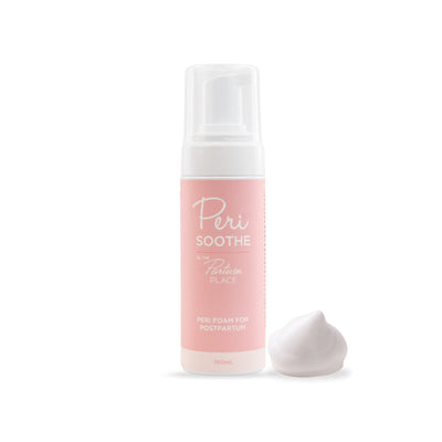Partum Panties - Peri Soothe Foam – Natural Postpartum Relief with Witch Hazel, Ginger & Rosemary – 150ml – Soothes & Heals Perineal Discomfort