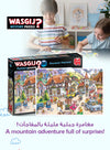Wasgij Mystery 20 - Mountain Mayhem Puzzle | 1000 Pieces | Imagination Challenge | Unique Puzzle Concept | Eco-Friendly Materials | Size 68x49 cm