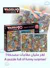 Wasgij Destiny 26 - Organic Overload Puzzle | 1000 Pieces | Unique Puzzle Concept | Fun & Challenging | Eco-Friendly Materials | Size 68x49 cm