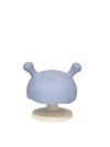 Mombella Mimi Mushroom Soothe Teether Toy for Babies 3+ Months – BPA-Free, Soft Silicone, Teething Relief, Easy-Grip Design, Free Clip Included - Light Blue