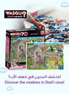 Wasgij Destiny 28 - Dad Cave Puzzle | 1000 Pieces | Fun & Challenging | Imagination Puzzle | Eco-Friendly Materials | Size 68x49 cm | Unique Puzzle Concept