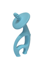 Mombella Dancing Elephant Teether Toy for Babies 4+ Months – BPA-Free, Soft Silicone, Safe and Fun Design for Teething Relief, Easy to Hold - Blue