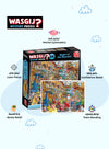 Wasgij Mystery 24 - Blight at the Museum Puzzle | 1000 Pieces | Unique Puzzle Concept | Imagination Challenge | Eco-Friendly Materials | Size 68x49 cm