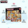 Wasgij Destiny 25 - Games Night Puzzle | 1000 Pieces | Unique Concept | Imagination Challenge | Eco-Friendly Materials | Size 68x49 cm
