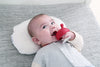 Mombella Mimi Mushroom Soothe Teether Toy for Babies 3+ Months – BPA-Free, Soft Silicone, Teething Relief, Easy-Grip Design, Free Clip Included - Orange