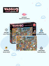 Wasgij Destiny 26 - Organic Overload Puzzle | 1000 Pieces | Unique Puzzle Concept | Fun & Challenging | Eco-Friendly Materials | Size 68x49 cm