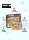 Wasgij Retro Original 8 - High Tide Puzzle | 1000 Pieces | Unique Puzzle Concept | Fun & Challenging | Eco-friendly Materials | Size 68x49 cm