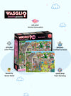 Wasgij Destiny 28 - Dad Cave Puzzle | 1000 Pieces | Fun & Challenging | Imagination Puzzle | Eco-Friendly Materials | Size 68x49 cm | Unique Puzzle Concept