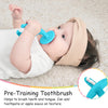Mombella Dancing Elephant Teether Toy for Babies 4+ Months – BPA-Free, Soft Silicone, Safe and Fun Design for Teething Relief, Easy to Hold - Blue