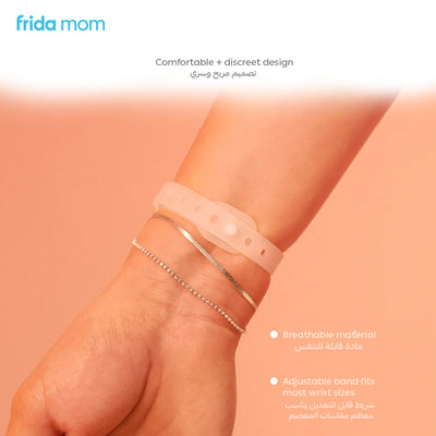 Frida Mom Nausea Bands for Morning Sickness Relief, 24/7 Support Through Pressure Point Therapy, Includes 2 Bands and Storage Case