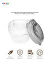 4-Compartment Powdered Milk Dispenser | Baby Formula Storage Box | Airtight Rotating Lid | Travel-Friendly | Holds 32 Scoops | BPA-Free | Hygienic & Safe
