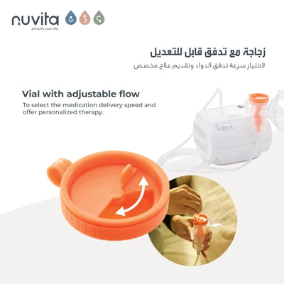 Piston Aerosol Device | Effective Respiratory Therapy for Adults & Children | Nebulizes All Medicines | Adjustable Flow | Quiet & Fast | Includes Masks, Mouthpiece, and Accessories