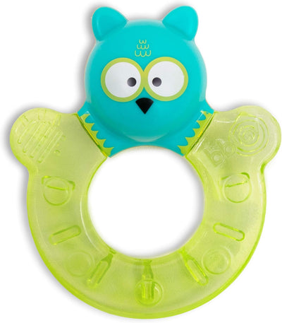 bblüv Gümi (Owl) Chillable Teething Toy – Soft, Textured, Easy-to-Hold Teether for Babies – Soothes Sore Gums, Provides Cooling Relief & Gentle Massage During Teething
