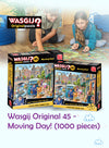 Wasgij Original 45 - Moving Day Puzzle | 1000 Pieces | Unique Puzzle Concept | Fun & Challenging | Eco-friendly Materials | Size 68x49 cm | Imagination Puzzle