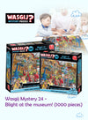 Wasgij Mystery 24 - Blight at the Museum Puzzle | 1000 Pieces | Unique Puzzle Concept | Imagination Challenge | Eco-Friendly Materials | Size 68x49 cm