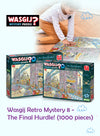 Wasgij Retro Mystery 8 - The Final Hurdle Puzzle | 1000 Pieces | Unique Puzzle Concept | Fun Imagination Challenge | Eco-Friendly Materials | Size 68x49 cm
