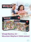 Wasgij Mystery 20 - Mountain Mayhem Puzzle | 1000 Pieces | Imagination Challenge | Unique Puzzle Concept | Eco-Friendly Materials | Size 68x49 cm