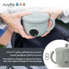 Pappa'n'Go Rechargeable Baby Food Warmer | Portable & Waterproof | 4 Temperature Settings | Keeps Food Warm for 5 Hours | Stainless Steel Interior | Non-Slip Base | 470 ml Capacity
