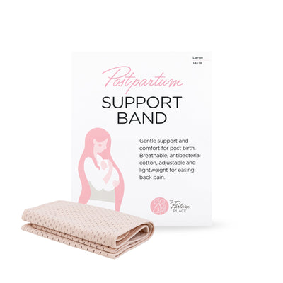 Partum Panties Postpartum Recovery Support Band – Medium Size – Nude – Adjustable Light Compression for Abdominal & Pelvic Support
