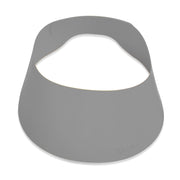 BBLUV Käp Silicone Shampoo Repellent Cap – Grey | Adjustable, Soft & Waterproof Bath Visor for Babies & Toddlers | No More Tears, Protects Eyes & Ears