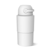 MAGIC - HEKA L Diaper Pail | Odorless &amp; Telescopic | 45 Diaper Capacity | 2nd Life Concept: Converts to Potty Trainer, Kitchen Waste Bin, or Toilet Lid | Free Roll of 15 Bags - White