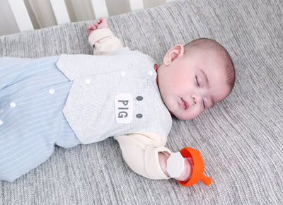 Mombella Mimi Mushroom Soothe Teether Toy for Babies 3+ Months – BPA-Free, Soft Silicone, Teething Relief, Easy-Grip Design, Free Clip Included - Orange