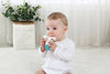 Mombella Ollie Octopus Teether Toy for Babies 5+ Months – Original Design, BPA-Free, Soft Silicone, Perfect for Teething Relief & Sensory Play - Blue