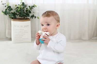 Mombella Ollie Octopus Teether Toy for Babies 5+ Months – Original Design, BPA-Free, Soft Silicone, Perfect for Teething Relief & Sensory Play - Blue